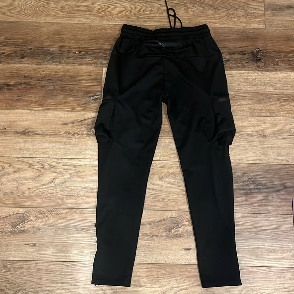 Men’s Asentials Black Joggers Large - Picture 2 of 4